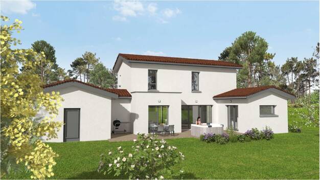 Terrain avec maison neuve à vendre 559 000 € Craponne 69290
