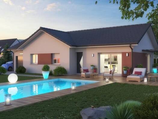 Terrain avec maison neuve à vendre 298 700 € 4 pièces 3 chambres 100 m² Massignieu-de-Rives 01300