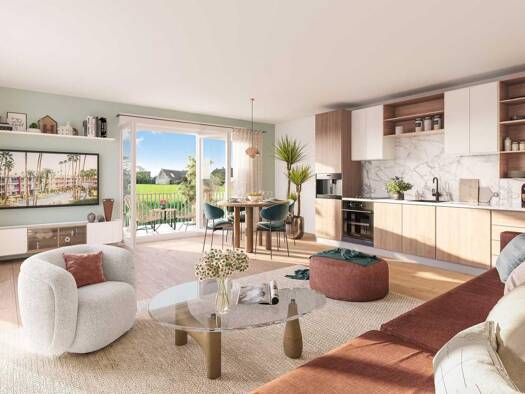 Appartement à vendre - neuf 245 000 € 3 pièces 2 chambres 65,3 m² RDC Agon-Coutainville 50230