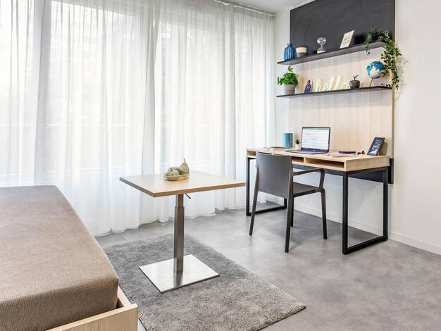 Appartement à louer - logement étudiant 636 € 2 pièces 1 chambre 46 m² Lambézellec Brest 29200