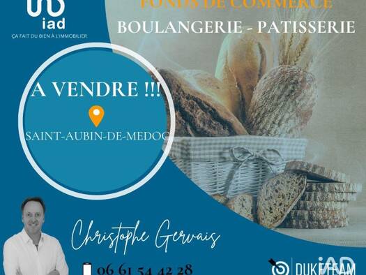 Local commercial à vendre 150 000 € 100 m² de surface de vente Saint-Aubin-de-Médoc 33160