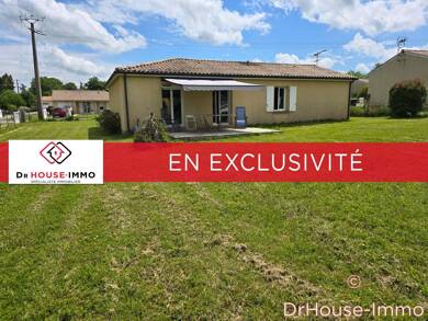 Maison de plain-pied à vendre 185 000 € 5 pièces 3 chambres 92 m² 920 m² de terrain Sauveterre de Guyenne 33540