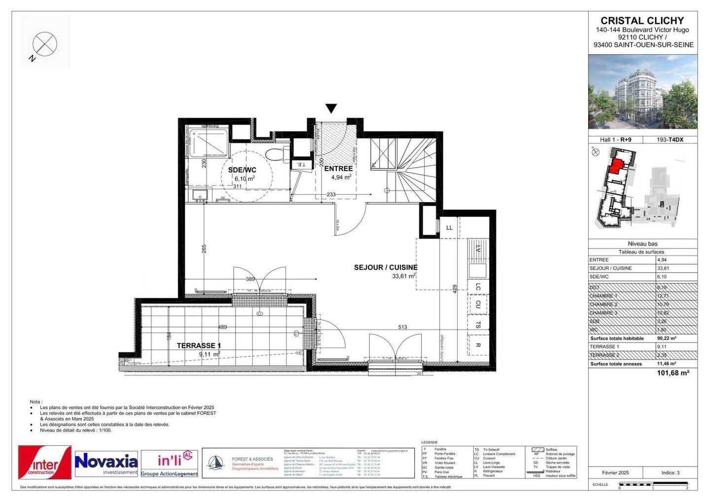 Maison à louer, 90m², CLICHY