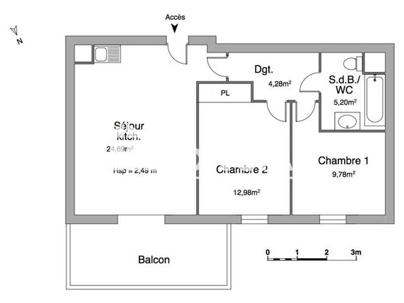 Maison à louer, 57m², FUVEAU