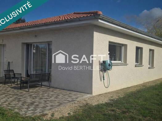 Maison à vendre 257 000 € 4 pièces 3 chambres 90 m² 388 m² de terrain Varambon 01160