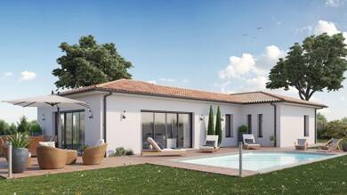 Maison de plain-pied à vendre 288 186 € 5 pièces 4 chambres 128 m² 519 m² de terrain Sauveterre-de-Guyenne 33540
