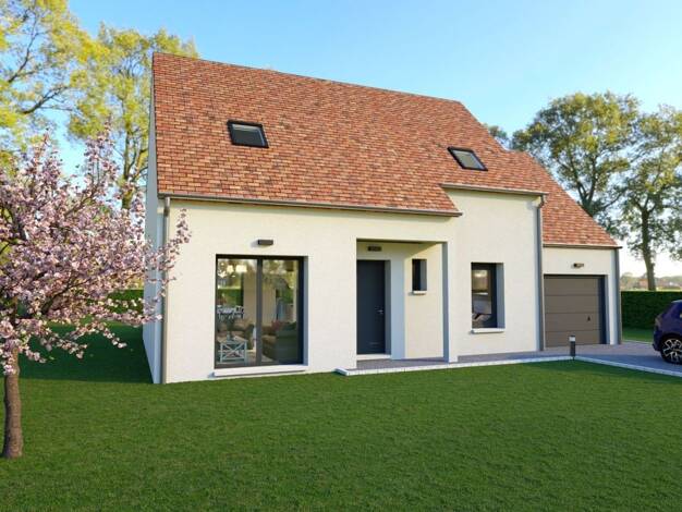 Terrain avec maison neuve à vendre 302 000 € 5 pièces 3 chambres 99 m² 415 m² de terrain Bu 28410