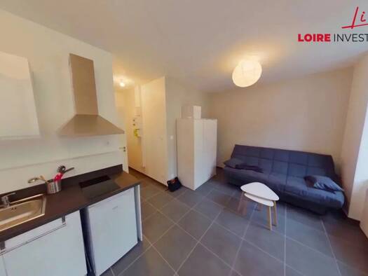 Appartement à louer 400 € 1 pièce 20,6 m² Étage 2/3 Saint-Étienne 42000