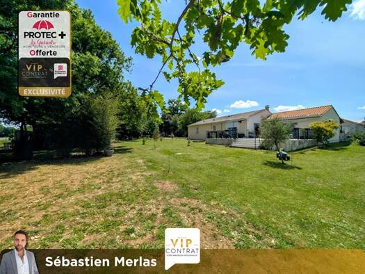 Maison à vendre 227 000 € 5 pièces 4 chambres 145 m² 4 500 m² de terrain Saint-Même-les-Carrières 16720