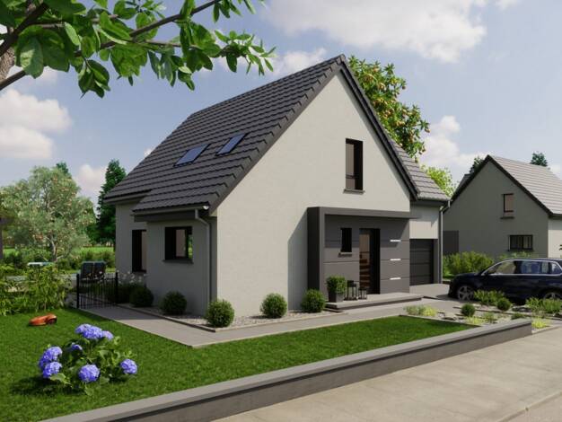 Terrain avec maison neuve à vendre 309 282 € 6 pièces 4 chambres 112 m² 645 m² de terrain Allenjoie 25490