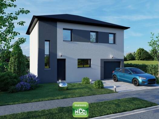 Terrain avec maison neuve à vendre 300 000 € 5 pièces 4 chambres 107 m² 220 m² de terrain Herserange 54440