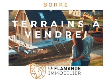 Terrain à vendre 100 000 € 656 m² de terrain Borre 59190
