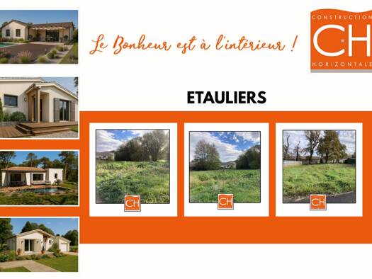 Terrain constructible viabilisé à vendre 25 000 € 691 m² de terrain Étauliers 33820