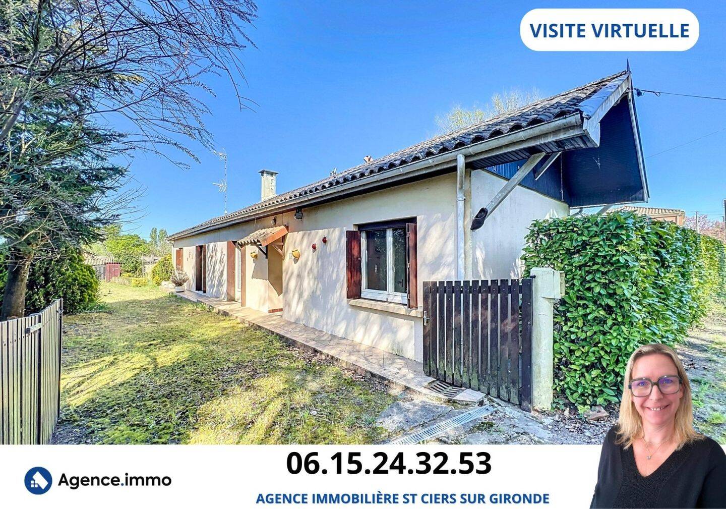 Maison à vendre, 82m², SAINT CIERS SUR GIRONDE