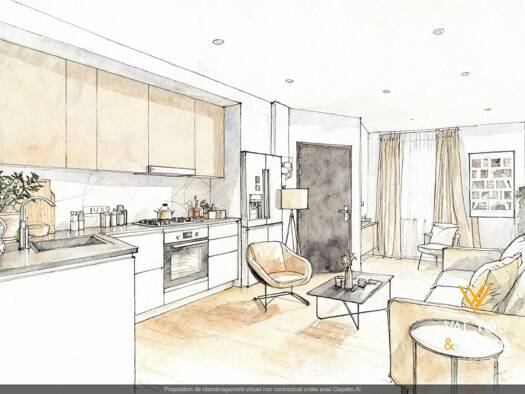 Appartement à vendre 146 000 € 1 pièce 1 chambre 27 m² RDC/1 Centre Nord Oullins-Pierre-Bénite 69600