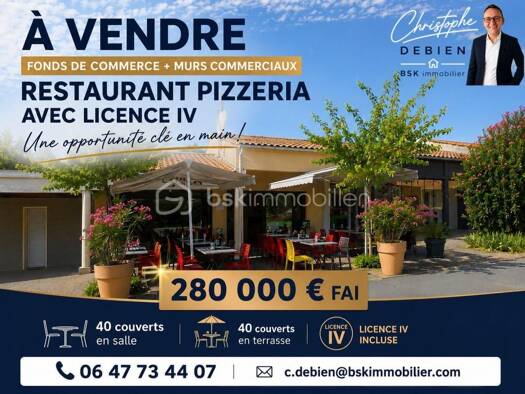 Local commercial à vendre 280 000 € 177 m² de surface de vente Montaigu-Vendée 85600