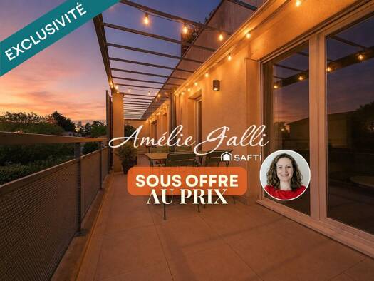 Appartement à vendre 350 000 € 4 pièces 3 chambres 88 m² Étage 1/2 Sathonay-Village 69580