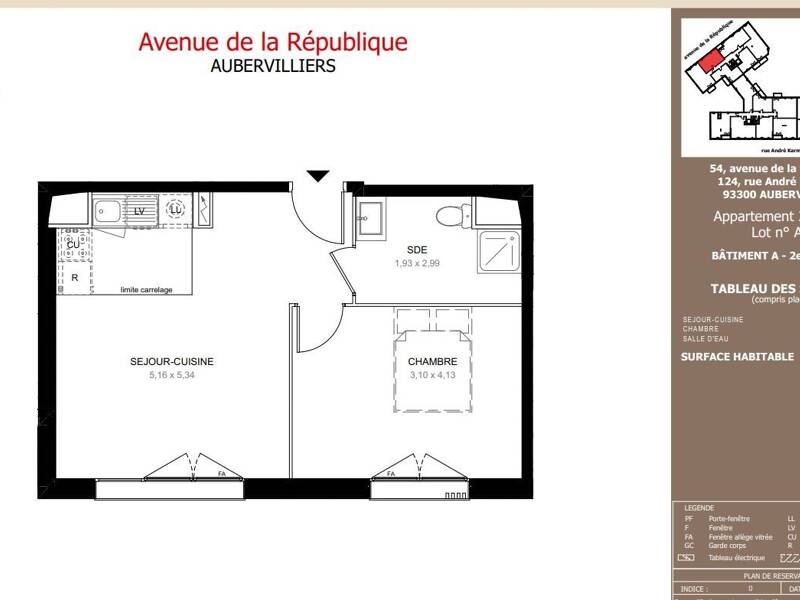 Maison à louer, 41m², AUBERVILLIERS