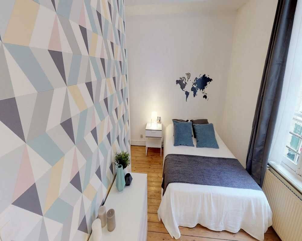 Chambre à Lille - Rue De La Vignette, République - Beaux Arts — 2