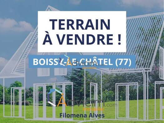 Terrain à vendre 107 000 € 1 121 m² de terrain Boissy-le-Châtel 77169