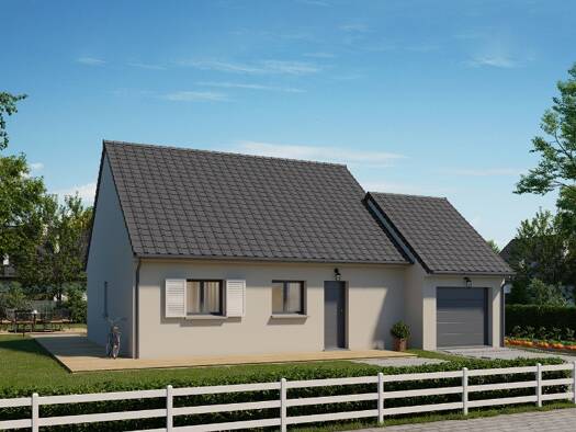 Terrain avec maison neuve à vendre 178 900 € 3 pièces 2 chambres 71 m² 570 m² de terrain Heuqueville 27700