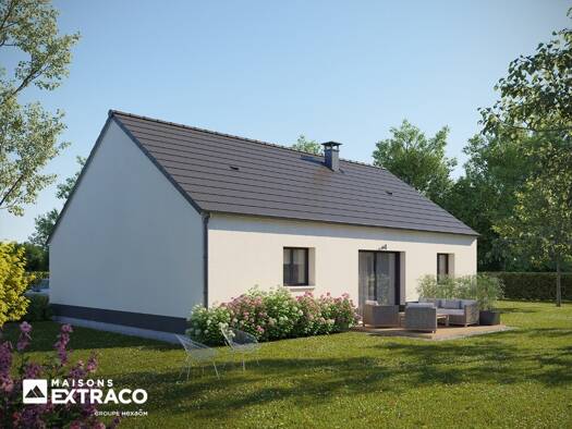 Terrain avec maison neuve à vendre 220 100 € 3 pièces 2 chambres 80 m² 545 m² de terrain Pont-l'Évêque 14130