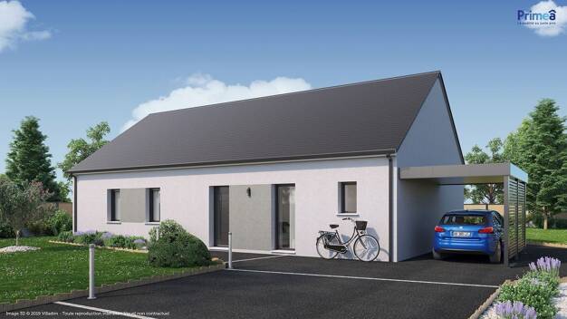 Maison neuve à vendre 210 729 € 5 pièces 4 chambres 110 m² 863 m² de terrain Colombière-Exterieurs Auxonne 21130