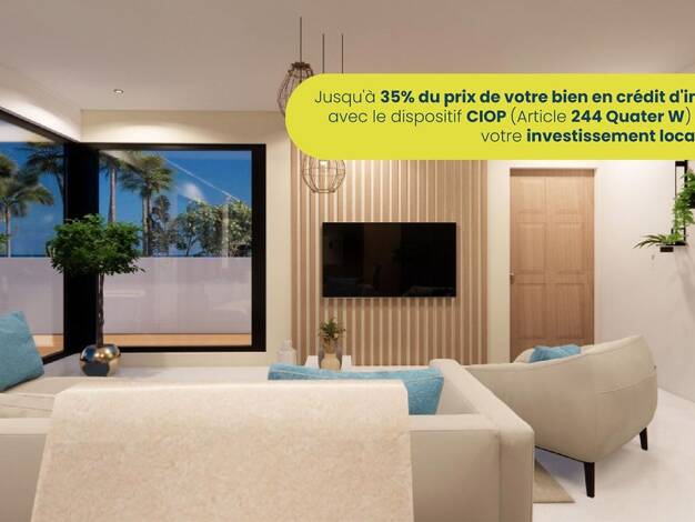 Appartement à vendre - neuf 400 000 € 3 pièces 2 chambres 60 m² Les Trois-Bassins 97426