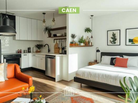 Appartement à vendre - neuf 142 900 € 1 pièce 24 m² Centre Ancien Caen 14000