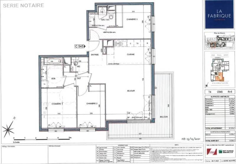 Maison à louer, 96m², COURBEVOIE