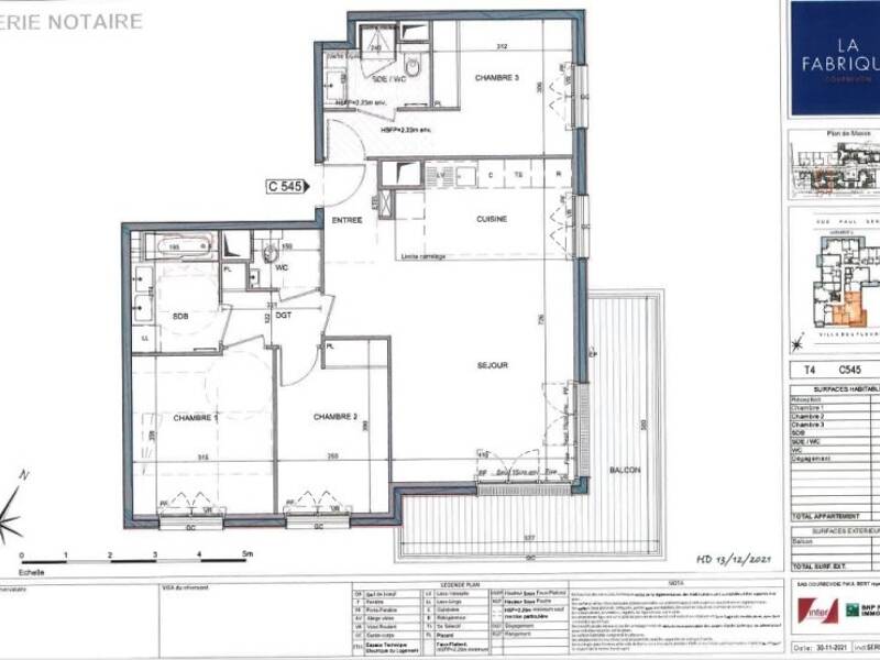 Maison à louer, 96m², COURBEVOIE
