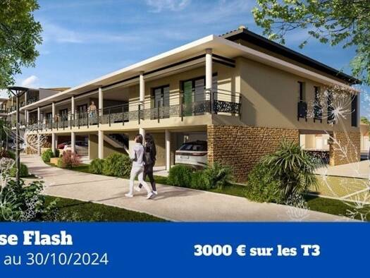 Appartement à vendre - neuf 256 800 € 3 pièces 2 chambres 70 m² RDC/1 Campagne Sénas 13560