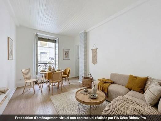 Appartement à vendre 269 000 € 3 pièces 2 chambres 38 m² Étage 1/3 Église-Sept Arpents Pantin 93500