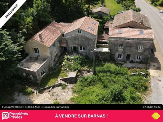 Maison à vendre 119 000 € 9 pièces 4 chambres 244 m² 250 m² de terrain Barnas 07330