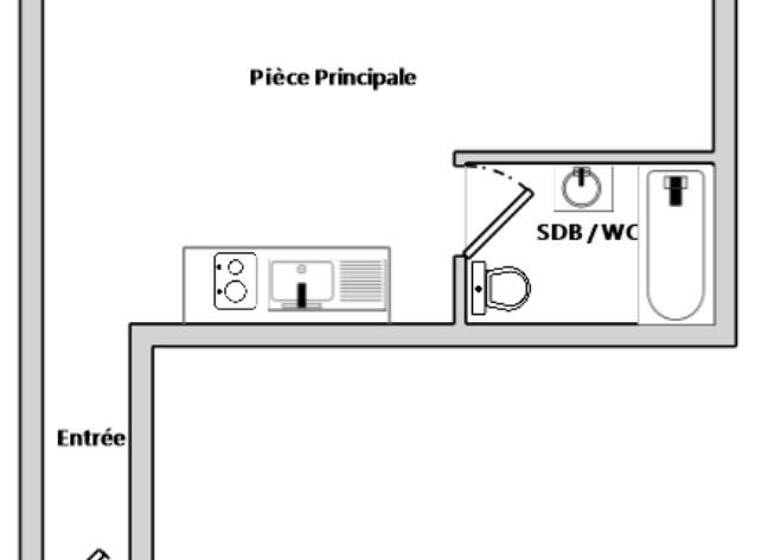 Appartement à vendre 169 000 € 1 pièce 11,9 m² Étage 7/7 Montorgueil-Saint Denis Paris 2ème arrondissement 75002