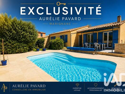 Maison de plain-pied à vendre 429 000 € 4 pièces 3 chambres 86,02 m² 522 m² de terrain Estrade-Aeroport-Les Beugons Marignane 13700