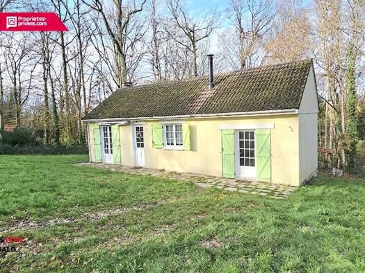 Maison de plain-pied à vendre 117 000 € 3 pièces 1 chambre 66 m² 2 154 m² de terrain Courtenay 45320