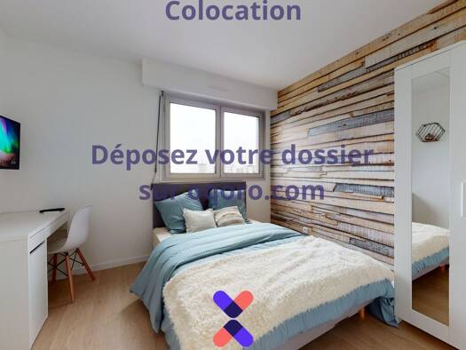 Colocation à louer 375 € 7 pièces 6 chambres 90 m² 10ème étage Couronneries Poitiers 86000