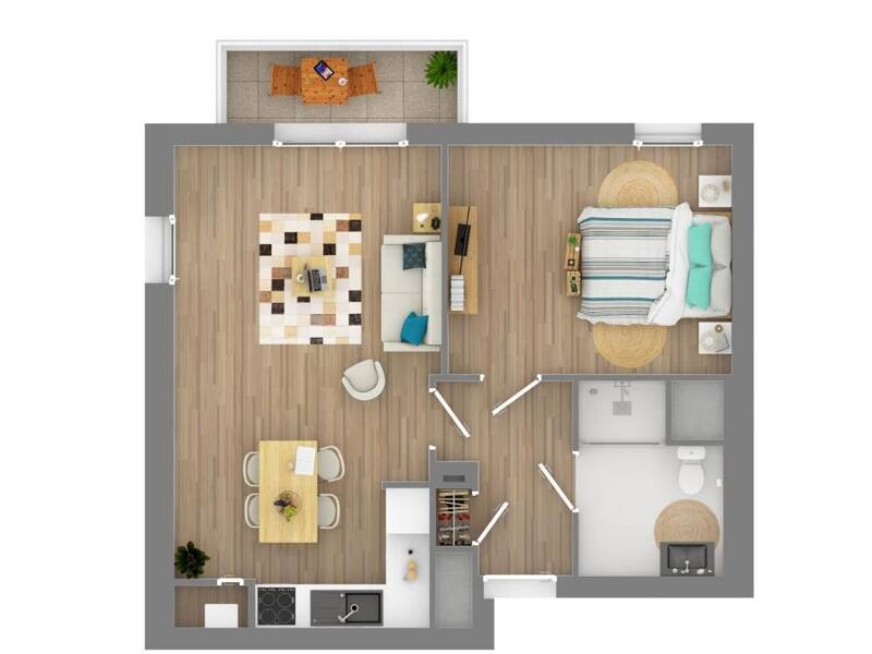 Maison à louer, 41m², MONTBAZON