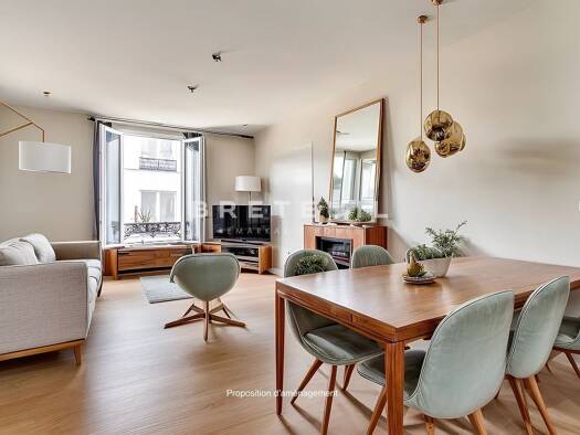 Appartement à vendre 675 000 € 4 pièces 1 chambre 58,1 m² Étage 2/7 Montmartre Paris 18ème arrondissement 75018