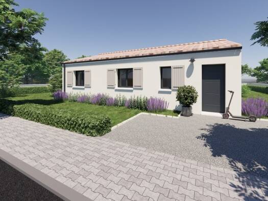 Terrain avec maison neuve à vendre 166 500 € 3 pièces 3 chambres 80 m² 570 m² de terrain La Couronne 16400