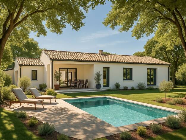 Terrain avec maison neuve à vendre 279 000 € 4 pièces 3 chambres 100 m² 459 m² de terrain Pouzolles 34480