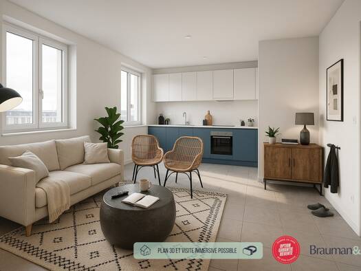 Appartement à vendre - neuf 208 000 € 1 pièce 29 m² 3ème étage Marché d'Intérêt National Paris Rungis Chevilly-Larue 94550