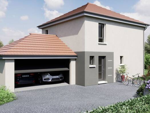 Terrain avec maison neuve à vendre 405 400 € 5 pièces 4 chambres 128 m² 1 570 m² de terrain Felon 90110
