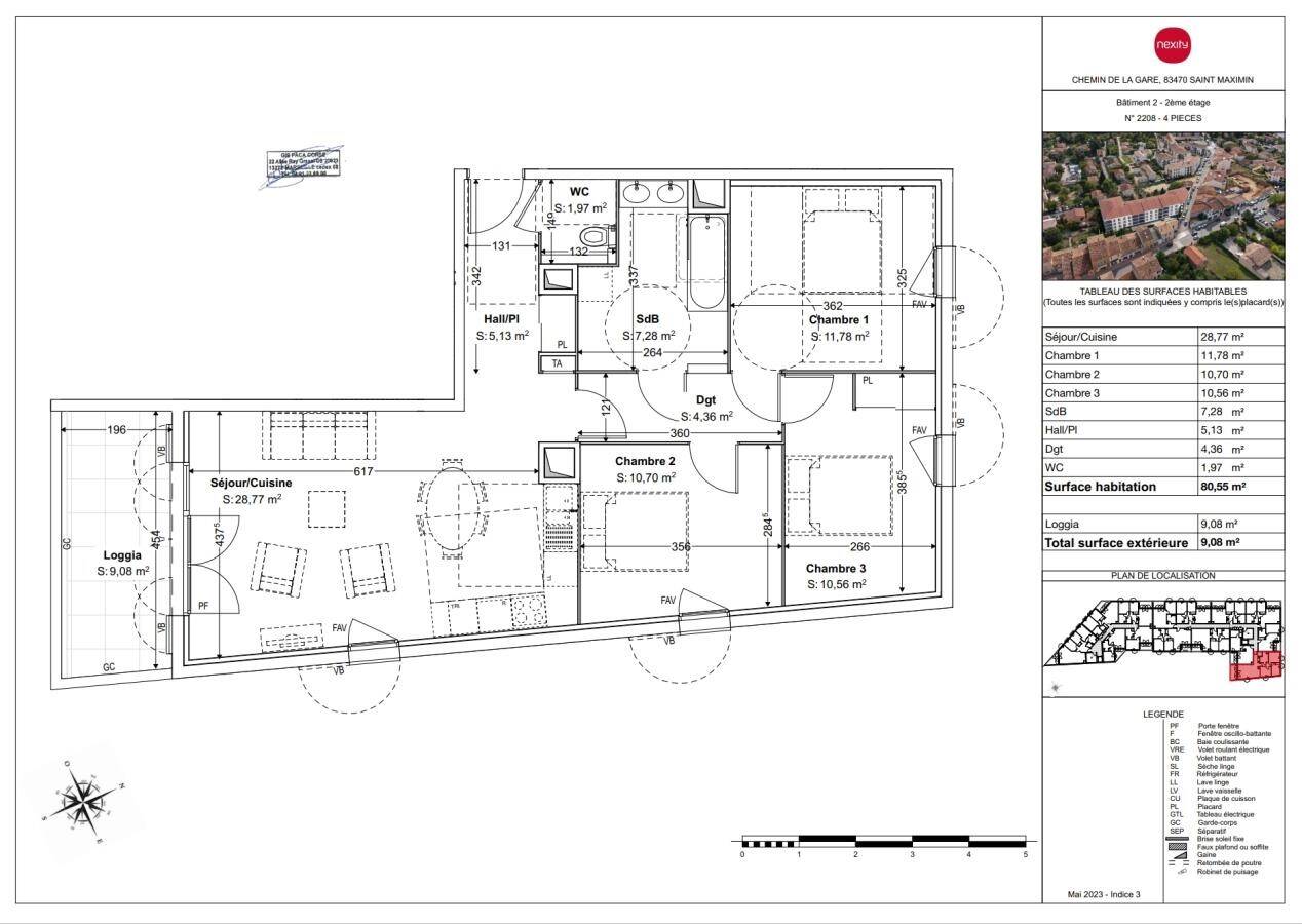 Maison à louer, 81m², SAINT MAXIMIN LA SAINTE BAUME
