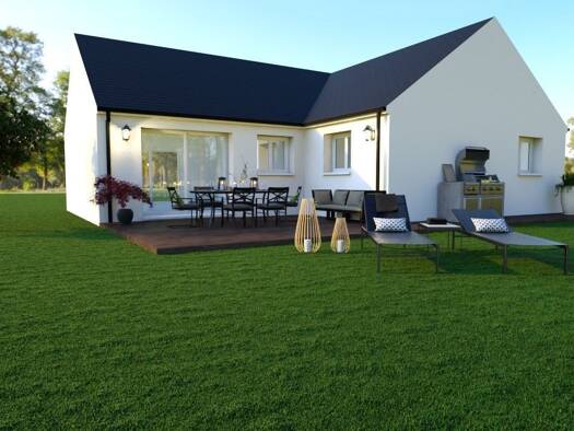 Terrain avec maison neuve à vendre 305 900 € 6 pièces 4 chambres 120 m² 434 m² de terrain Saintines 60410