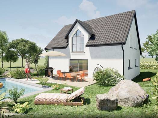 Terrain avec maison neuve à vendre 459 000 € 6 pièces 4 chambres 121 m² 1 604 m² de terrain Husseren-Wesserling 68470