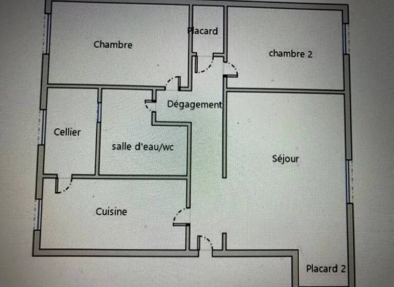 Appartement à vendre 170 000 € 3 pièces 2<br/>chambres 55 m²<br/>superficie RDC/4<br/>étage Les Buers Villeurbanne 69100