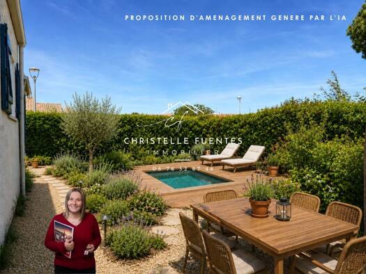 Maison à vendre 399 000 € 5 pièces 4 chambres 142 m² 360 m² de terrain Couronne Periurbaine Mèze 34140
