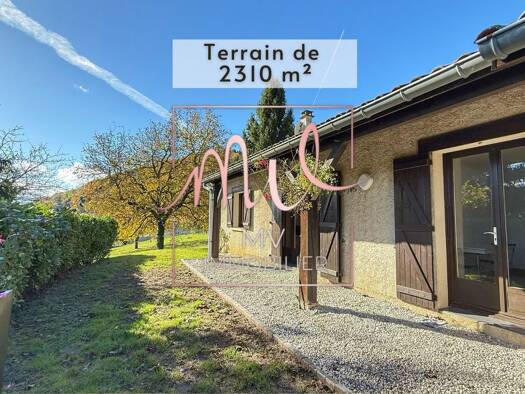 Maison de plain-pied à vendre 255 000 € 4 pièces 3 chambres 105 m² 2 310 m² de terrain Voiron 38500